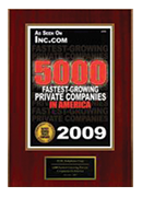 2009-XCEL Solutions Corp Selected For 5,000 Fastest-Growing Private Companies In America